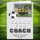 Search for soccer coach thank you cards Sports