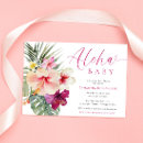 Search for beach baby shower invitations Hawaiian luau