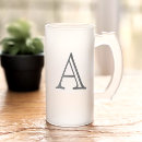 Search for engraved beer glasses Initial