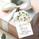 Search for love in bloom gift tags Botanical
