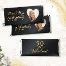 Search for 40th anniversary candy favors Black and gold