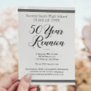 Search for 50th class reunion invitations Elegant