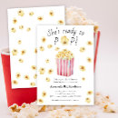 Search for popcorn invitations Watercolor