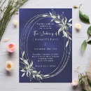 Search for sage green and navy blue wedding invitations Greenery