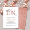 Search for pink and gold graduation invitations Glitter