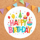 Search for happy birthday stickers Elegant