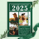 Search for green graduation invitations High school