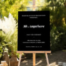 Search for sit anywhere wedding signs Black and white