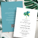 Search for palm tree wedding invitations Island