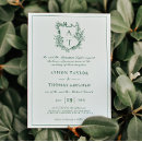 Search for emerald green wedding invitations Calligraphy