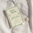 Search for italian rehearsal dinner invitations Green