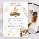 Search for smores invitations Watercolor