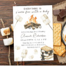 Search for bonfire invitations Watercolor
