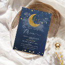 Search for we are over the moon invitations Moon and stars