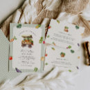Search for organic baby shower invitations Gingham