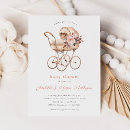 Search for vintage baby shower invitations Boho