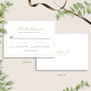 Search for black and gold rsvp cards Traditional