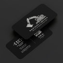Search for heavy equipment business cards Professional