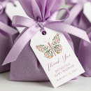 Search for butterfly favor tags Lavender