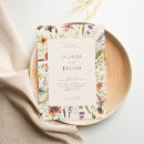 Search for wildflower wedding invitations Simple