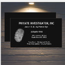 Search for private investigator business cards Law