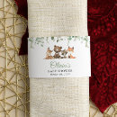 Search for baby shower napkin bands Cute animals