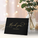 Search for black gold thank you cards Simple