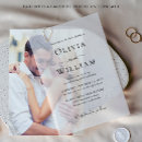 Search for vellum wedding invitations Minimal