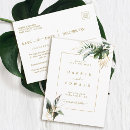 Search for tropical save the dates Gold