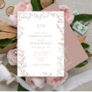 Search for rose wedding invitations Simple