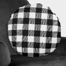 Search for plaid pillows Black and white