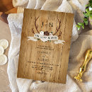 Search for hunting wedding invitations Rustic