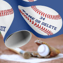 Search for baseball wrapping paper Birthday