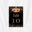 Search for quinceanera table cards Black