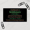Search for green and gold business cards Typography
