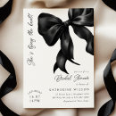 Search for gothic bridal shower invitations Black and white