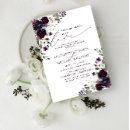 Search for plum wedding invitations Purple