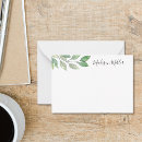 Search for watercolor note cards Greenery