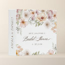 Search for bridal shower album binders Watercolor
