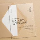 Search for transparent invitations Classy