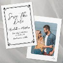Search for hand drawn save the dates Black and white