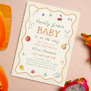 Search for farmers market baby shower invitations Fruits and vegetables