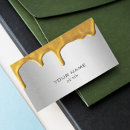 Search for metallic business cards Elegant