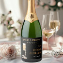 Search for glass wine labels Pearls and prosecco