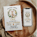 Search for some bunny is turning one birthday invitations Spring birthday party