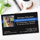 Search for police dog business cards K9 unit