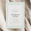 Search for green baptism invitations Elegant