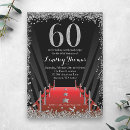 Search for red and silver birthday invitations Glamorous