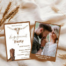 Search for western engagement party invitations Cowboy boots