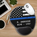Search for thin blue line mousepads Law enforcement
